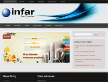 Tablet Screenshot of infar.com.pl